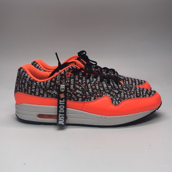 JDI AirMax 1s Orange/Black 875844-008 USED Size 14 - Picture 2 of 9